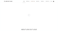 Desktop Screenshot of lensoutloud.com